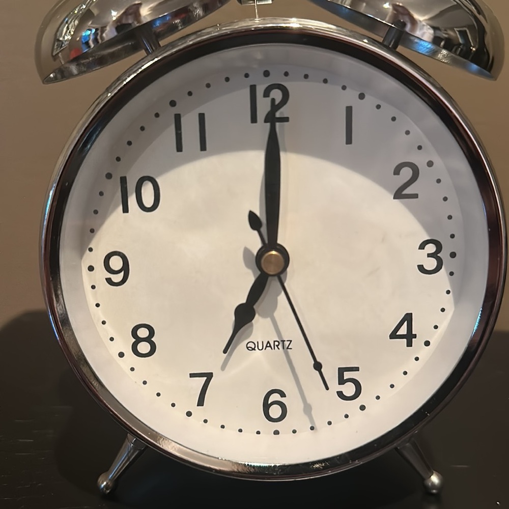 Silver Clock Decor - Picture 5 of 5